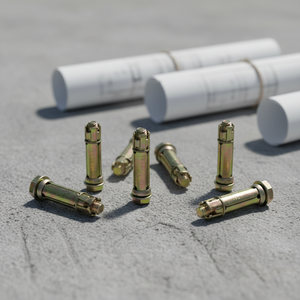 สลักเกลียวเกโก้เหล็กกล้าคา<span class=keywords><strong>ร</strong></span>์บอนชุบสังกะสีความแข็งแรงสูง M8*60 สำหรับซ่อม<span class=keywords><strong>ร</strong></span>ถยนต์ แบ่งออกเป็นสามส่วน - Product Image 1