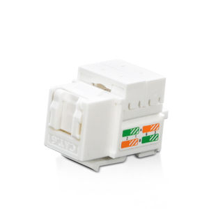 Sản xuất chất lượng cao 8P8C màu trắng <span class=keywords><strong>RJ45</strong></span> 90 độ Cat6 UTP Keystone <span class=keywords><strong>jack</strong></span> - Product Image 2