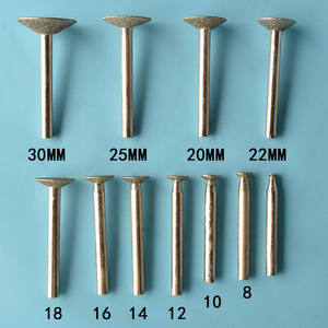หัวเจียรเพชรแบบแบนกลม อุปกรณ์เสริมเครื่องมือโรตารี่โลหะ สำหรับงานเจียรเครื่องประดับ DIY - Product Image 2