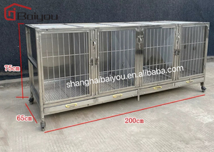 <span class=keywords><strong>Cage</strong></span> pour chien modulaire professionnelle, personnalisable, amovible, en acier inoxydable 304, résistante à l'eau, écologique, durable, sûre, 4 - Product Image 5