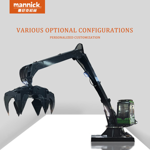 Grue fixe de 8.5m 10m pour manutentionnaires stationnaires avec grappin hydraulique de <span class=keywords><strong>cabine</strong></span> - Product Image 3