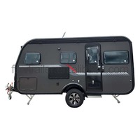 Petite caravane de camping OEM, camping-car, caravane avec un grand espace de rangement, mini caravane de voyage pour la famille