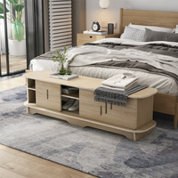Meuble TV moderne en panneaux de contreplaqué italien, pliable, minimaliste, pour chambre, bureau à domicile, appartement, salon, sans vis