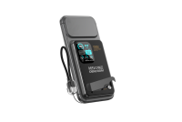 Station de charge 3-en-1 LY5 avec écran TFT, charge sans fil magnétique 15W, charge filaire PD 20W, support N52 pour téléphone, écouteurs, montre, OEM
