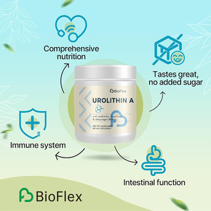 Bioflex Tùy chỉnh công thức tự nhiên 2000mg urolithin một loại bột bổ sung với siêu thực phẩm chống oxy hóa Prebiotic và hỗn hợp thích nghi - Product Image 3