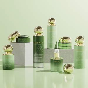 Ensemble d'emballages de luxe pour soins de la peau en forme de boule, flacons pompe en verre de 30 ml, 50 ml, 100 ml, 120 ml, 150 ml avec pots de crème pour le visage de 30 g, 50 g - Product Image 3
