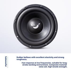 <span class=keywords><strong>Caisson</strong></span> <span class=keywords><strong>de</strong></span> basses en fer Fiao 6.5/8/10/12 pouces haute puissance longue course 12V montage universel bricolage haut-parleur - Product Image 4