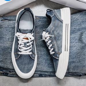 <span class=keywords><strong>Zapatos</strong></span> de Lona Ligeros y Transpirables <span class=keywords><strong>para</strong></span> <span class=keywords><strong>Hombre</strong></span>, Estilo Coreano, Suela Suave, Casuales, de Caña Baja, Planos y Modernos, Verano 2025 - Product Image 3