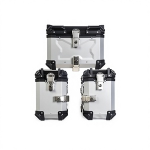 Support de coffre arrière <span class=keywords><strong>en</strong></span> alliage d'aluminium pour <span class=keywords><strong>moto</strong></span> CB500X, capacité 38L/45L, fixe et amovible - Product Image 1