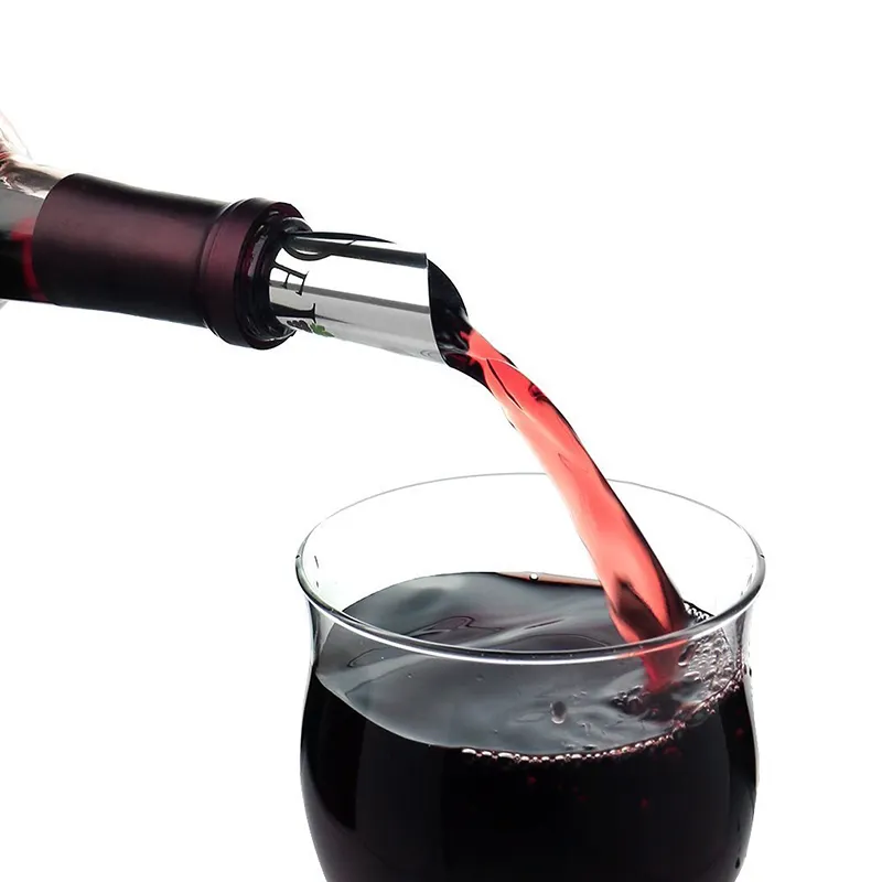 PET Wine Pourer Disc Wine Drop Stopper