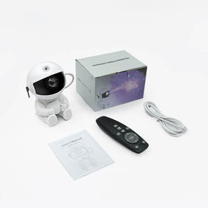 Proiettore Galassia Astronauta, <span class=keywords><strong>Luce</strong></span> Notturna Cielo Stellato <span class=keywords><strong>con</strong></span> <span class=keywords><strong>Telecomando</strong></span> per Camera da Letto, Decorazione per Feste, Regalo - Product Image 2