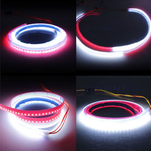 Barre lumineuse d'avertissement à LED bicolore et flexible pour <span class=keywords><strong>porte</strong></span> de voiture Blanc Rouge Séquentiel Switchback Feux stroboscopiques de sécurité État neuf - Product Image 4