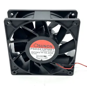 SUNON PSD2412PMB1 Inverter cooling fan 19.2W DC24V 5200RPM 0.8A 210CFM 2 wires