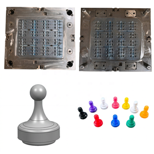 Moule en plastique sur mesure à 80 cavités pour jetons et pièces de jeux de société / Moule en plastique de précision pour pièces de <span class=keywords><strong>Ludo</strong></span> et de Dames - Product Image 2