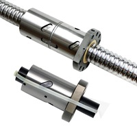 Vis à billes à double écrou série DFU, précision C7, longueur 10-6000 mm, certifiée ISO9001, compatible avec les engrenages de moteur pour applications électroniques