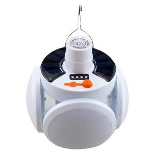 <b>Led</b> <b>Camping</b> <b>Lantern</b> Solar Powered 5W Rechargeable Plastic Emergency Light For Outdoor Use - Product Image 1