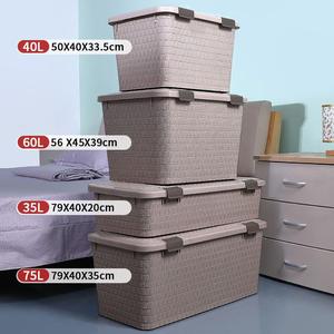 Nuevo Cesto de Lavandería de Plástico de 40L con Tapa de Guangdong, Organizador Multifuncional - Product Image 1