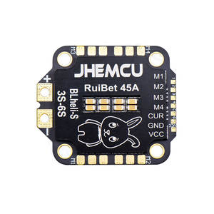 Ventes chaudes JHEMCU RuiBet 55A BLHELI_S Dshot600 4 en 1 ESC sans balais 3-6S 30.5X30.5 Métal M4 Contrôleur de vol RC Drone - Product Image 2