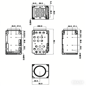 Module de caméra 3MP 30x Global Shutter |   <span class=keywords><strong>Image</strong></span> du cible en mouvement sans distorsion |   Détection intelligente, anti-buée optique et 60 ips - Product Image 2