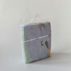 ผ้าเช็ดทำความสะอาดอุตสาหกรรม 100% ผ้าฝ้ายแท้ สีอ่อน - Product Image 1