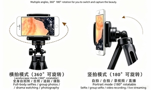 Support de bureau mobile pour diffusion en direct sans fil, extension pratique pour le streaming vidéo des influenceurs, positionnement fixe - Product Image 4