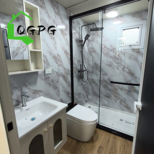 Maison conteneur préfabriquée extensible à 2 étages, moderne, modulaire, détachable, étanche, hôtel de luxe, 2 à 3 chambres, villa 20 pieds 40 pieds - Product Image 4