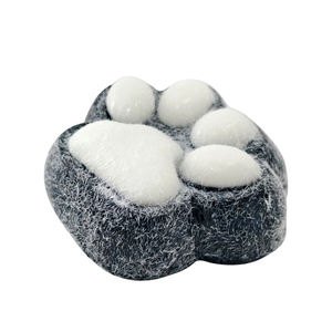 Nuovo Giocattolo Antistress a Forma di Zampa di Gatto in Silicone Trasparente con Glitter Rosa - Product Image 2