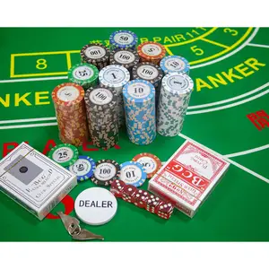 Usine japonaise de jeux d'argent avec boîte, jetons Texas ABS, jetons de Poker en céramique de Casino personnalisés