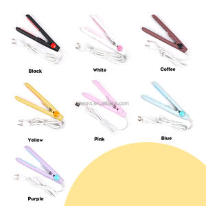 2 ב 1 קריקטורה נייד נסיעה פוני שיער סד חימום Curler קרמיקה צלחת יונית חשמלי מיני שטוח ברזל שיער מחליק - Product Image 6