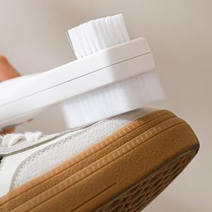 Электрическая щетка для чистки обуви с беспроводной зарядкой, USB-перезаряжаемая, портативная ручная щетка для полировки обуви из пластика - Product Image 5