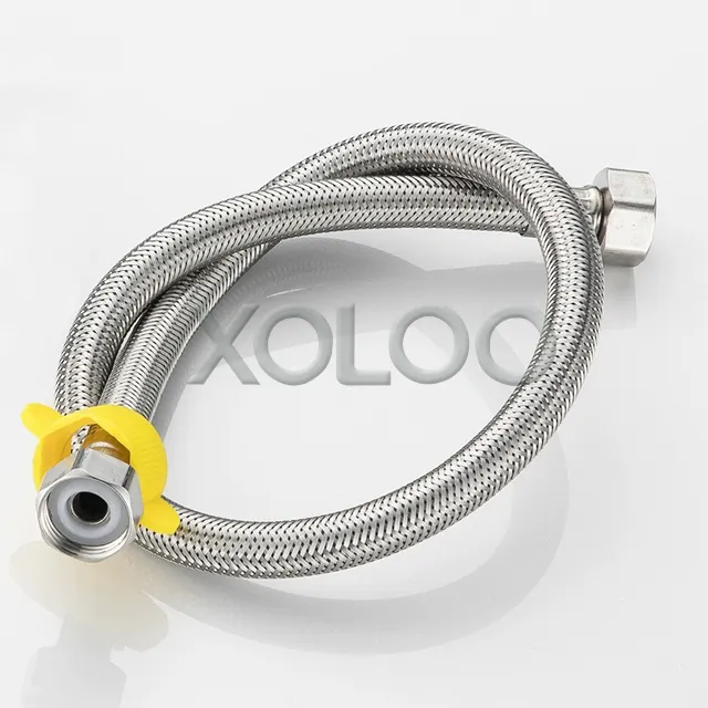 XOLOO 304 Stainless Steel Pipe Wire Braided Flexible Metal Woven Water Leader Hose