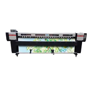 Amplo formato impressão máquina 3.2m eco industrial solvente jato de tinta impressora I3200 bandeira ao ar livre têxtil digital sublimação impressora