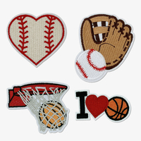 Patch brodé personnalisé à coudre ou à repasser pour vêtements de baseball, de basketball et de football