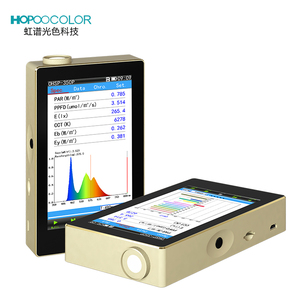 Portátil Crescer Espectrômetro Luz HOPOO OHSP350P Espectrômetro De Emissão Óptica PPFD Par Tester 350-800nm