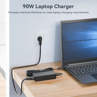 Adaptateur secteur pour ordinateur portable authentique 90W pour Dell E4300 E5410 E6320 E6400 E6430 19.5V 4.62A 7.4mm*5.0mm Chargeurs et adaptateurs de qualité supérieure