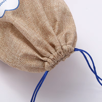 Sacs en toile de jute écologiques avec cordon de serrage, personnalisables avec logo, pour cadeaux et faveurs, vente en gros, sacs en jute naturel pour mariage, fête, savon, bougie