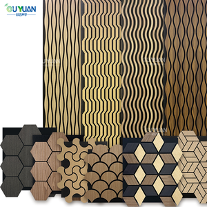 Panneau mural acoustique moderne au design personnalisé, haute densité, insonorisant, écologique, pour bureaux et salons - Product Image 1