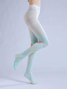 Collants imprimés avec nœud personnalisés Ins Tide Losange Lolita <span class=keywords><strong>Leggings</strong></span> amincissants Chaussettes pour filles mignonnes - Product Image 3