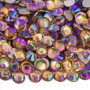 Strass en verre OLeeya, prix d'usine, en vrac, SS6-SS30, à dos plat, non thermocollants, pour décorations d'ongles 3D DIY - Product Image 5