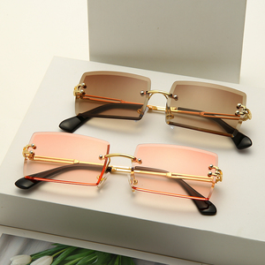 OA31274 Women Hot Selling <strong>Rimless</strong> Square <strong>Sunglasses</strong> 2026 - Product Image 2