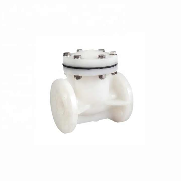 GB DN25 plastic PVDF non-return swing type check valve PN10