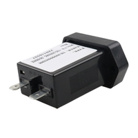 Compteur d'heures numérique LCD 6-36V DC/AC, minuterie d'accumulation réinitialisable, compteur 999999,59H, compteur d'heures en plastique pour véhicule/bateau/camion