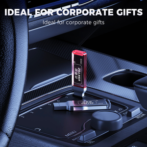 2023 Новое поступление, USB-накопитель с подсветкой, USB-накопитель, USB-накопитель 2,0, USB-накопитель с кристаллами, 128 ГБ, металлическая светодиодная флешка - Product Image 6