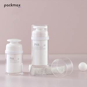 Flacon pompe rond ABS 30-120 ml avec couvercle anti-poussière – récipient rechargeable pour essence, lotion et crème de soin - Product Image 4