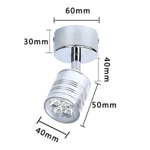 <span class=keywords><strong>Spot</strong></span> LED mural/plafond suspendu 85-265V 5W - Product Image 4