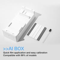 Kit d'installation de protection d'écran pour téléphone portable avec verre trempé de qualité AAA, plateau et outil d'installation faciles pour