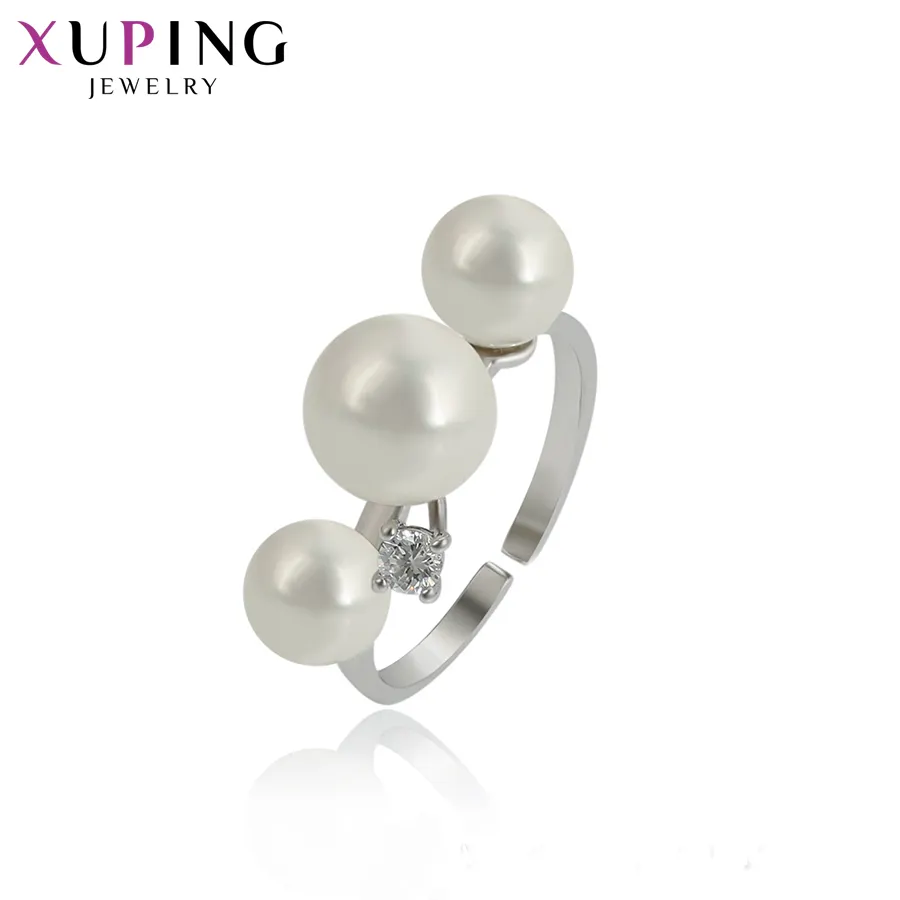 13881 xuping jewelry elegant royal special shape delicate daily romantic platinum plated for gift women open ring