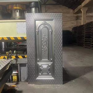 Panel de Puerta Repujado, Puerta de Acero, Lámina de Hierro con Acabado en Cuero, Puerta <span class=keywords><strong>Antirrobo</strong></span>, Entrada, Patio, Fachada - Product Image 6