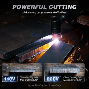 ARCCAPTAIN CUT60 Non-Touch <b>Plasma</b> <b>Cutter</b> With Large LED Display 110V/220V Metal Cutting Rust Removal Air Detection 10500201406 A - Product Image 2