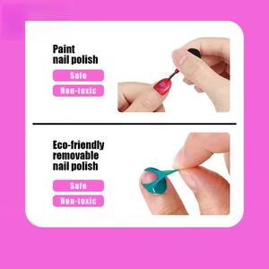 MILI New Kids DIY Beauty Set Toy Nail Design Set Nail Art Salon Toy con secador <span class=keywords><strong>de</strong></span> <span class=keywords><strong>uñas</strong></span> - Product Image 6